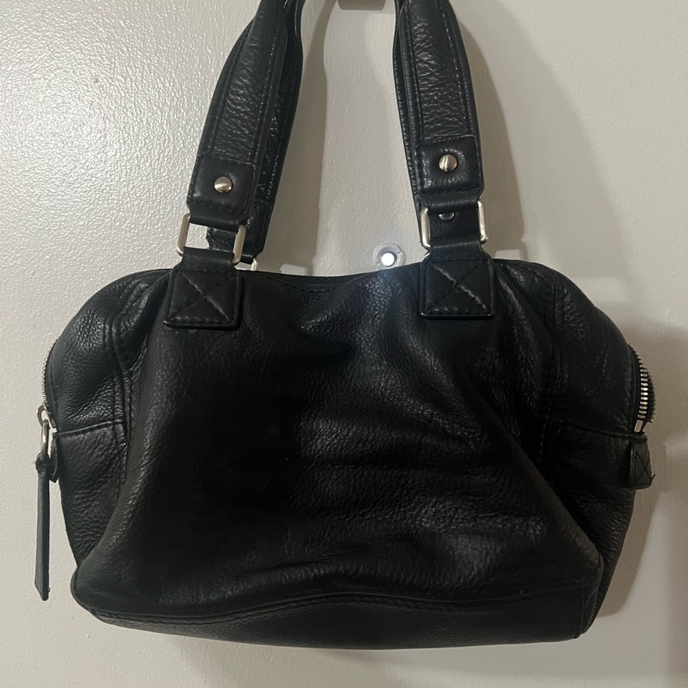 Vintage Michael Kors Black Leather Shoulder Bag - Picture 7 of 10
